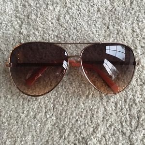 Liz Claiborne “Sloane” Rose Gold Sunglasses